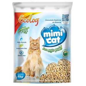 Mimi Cat 4kg - Granulado Higênico Madeira