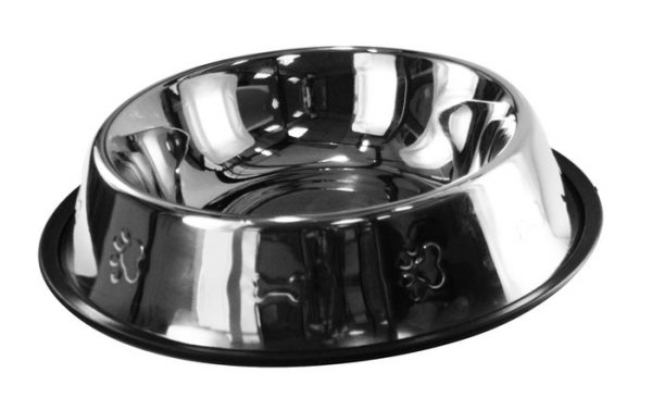 Comedouro Inox Alto Relevo M