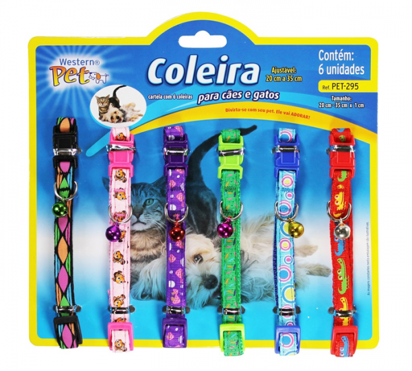 Display de Coleira p/ Gatos c/ 6 un