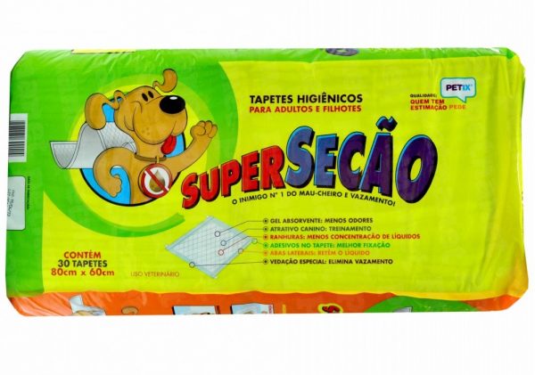Tapete Higienico Super Secão com 30 un